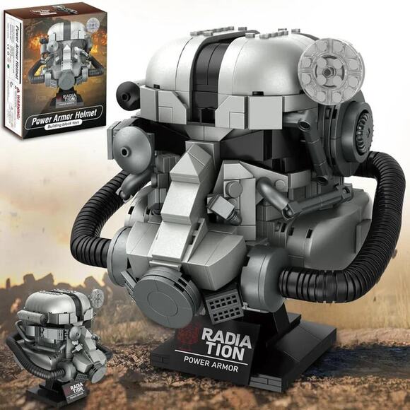 NEW TOK MOC Radiation Power Armor Helmet Block Set for Ages 12+ NO.66055 088pcs - Picture 2 of 6